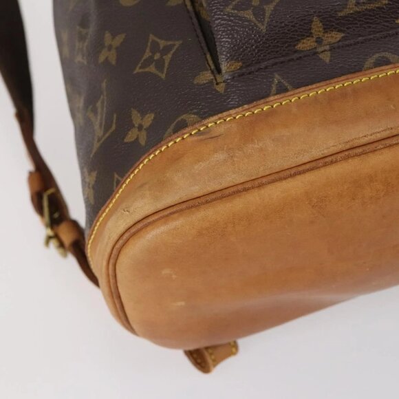 LOUIS VUITTON Monogram Montsouris GM Backpack M51135 LV Auth 145906 - Picture 3 of 16